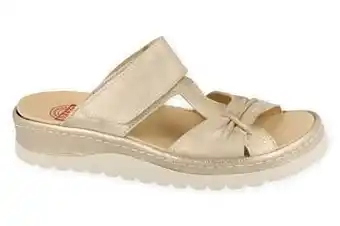 Berca Shoes Brako Slipper Dames Anatomics - Goud aanbieding