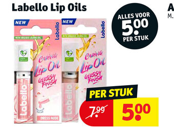 Kruidvat Labello lip oils aanbieding