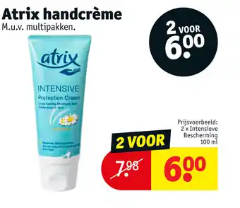 Kruidvat Atrix handcreme 100 ml aanbieding