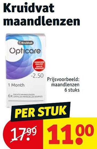 Kruidvat Maandlenzen aanbieding