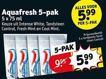 Kruidvat Tandpasta tandsteen control aanbieding