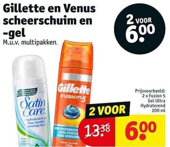Kruidvat Fusion 5 gel ultra hydraterend aanbieding
