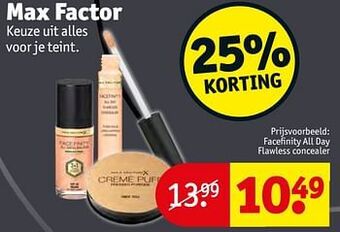Kruidvat Facefinity all day flawless concealer aanbieding
