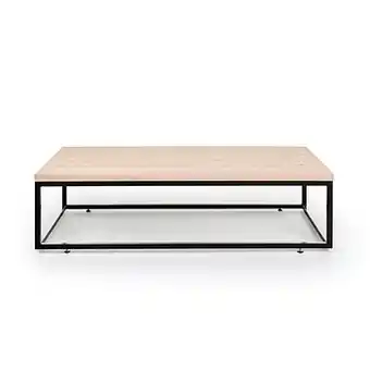 Deba Meubelen Salontafel ABERDEEN - Creamy white Hout aanbieding
