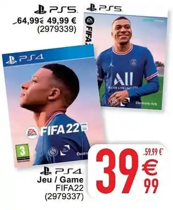 Cora Jeu - game fifa22 aanbieding