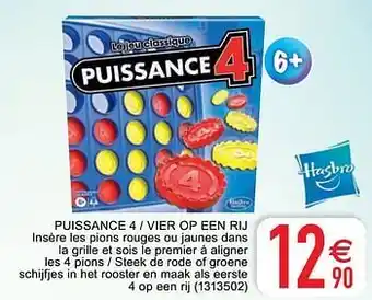Puissance 4 - vier op een rij