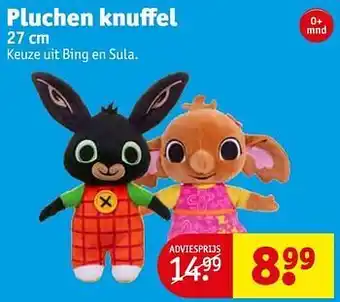 Kruidvat Pluchen knuffel aanbieding