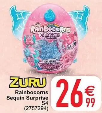 Cora Rainbocorns sequin surprise s4 aanbieding