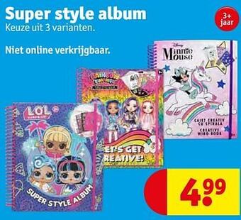 Kruidvat Super style album aanbieding
