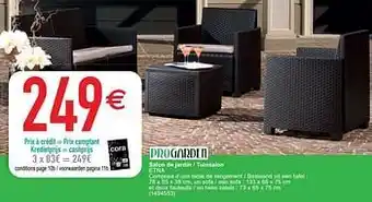 Cora Salon de jardin - tuinsalon etna aanbieding