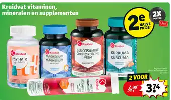 Kruidvat Vitaminen, mineralen en supplementen 20 stuks aanbieding