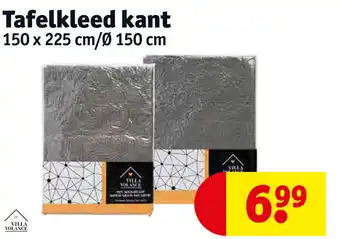 Kruidvat Tafelkleed kant 150 x 225 cm/150 cm aanbieding