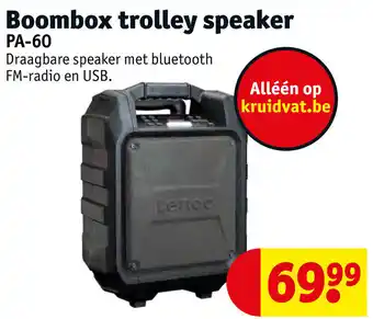 Lenco Boombox trolley speaker Pa-60
