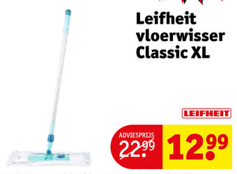 Kruidvat Leifheit vloerwisser classic Xl aanbieding
