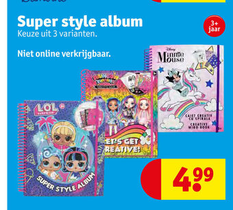 Kruidvat Super style album aanbieding