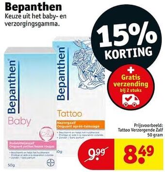 Kruidvat Tattoo verzorgende zalf aanbieding