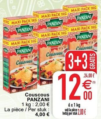 Cora Couscous panzani aanbieding
