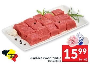 Intermarché Rundvlees voor fondue aanbieding