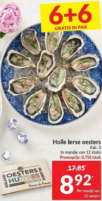 Intermarché Holle lerse oesters aanbieding