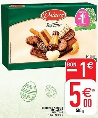 Cora Biscuits - koekjes delacre tea time aanbieding