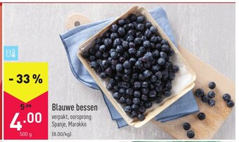 ALDI Blauwe bessen aanbieding