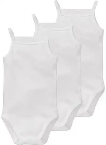 HEMA HEMA 3-pak Baby Romper Wit (wit) aanbieding