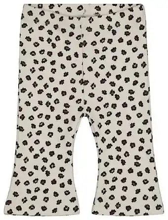 HEMA HEMA Baby Legging Rib Flared Gebroken Wit (gebroken wit) aanbieding