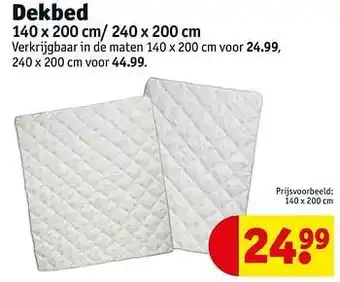 Kruidvat Dekbed aanbieding
