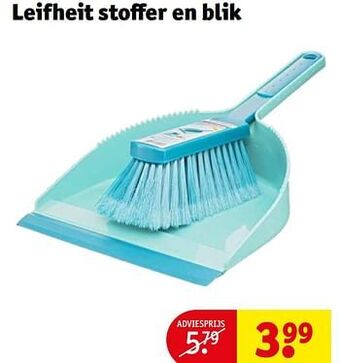 Kruidvat Leifheit stoffer en blik aanbieding
