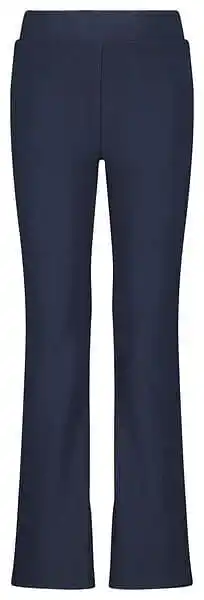 HEMA HEMA Kinderlegging Rib Flared Donkerblauw (donkerblauw) aanbieding