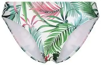 HEMA HEMA Dames Bikinibroekje - Bloemen Wit (wit) aanbieding