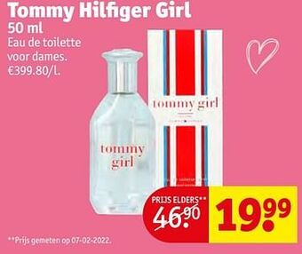 Kruidvat Tommy hilfiger girl edt aanbieding