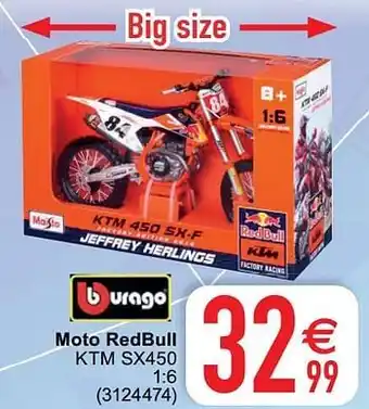 Moto redbull ktm sx450
