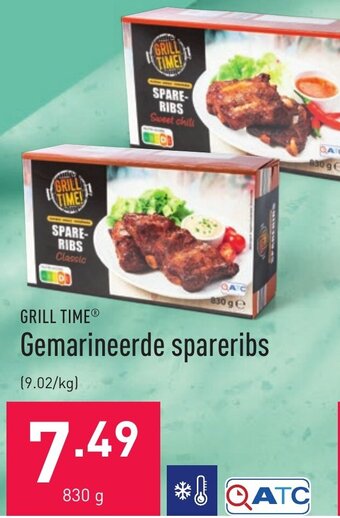 ALDI Grill Time Gemarineerde spareribs aanbieding