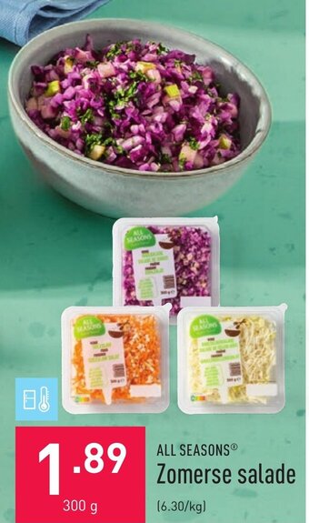 ALDI All Seasons Zomerse salade aanbieding