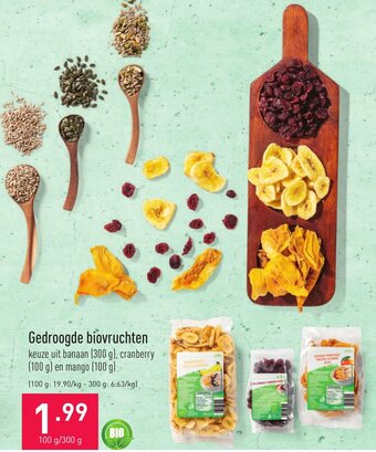 ALDI Gedroogde biovruchten aanbieding