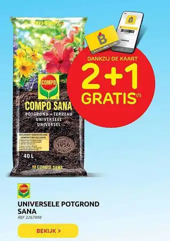 Brico Universele Potgrond Sana aanbieding