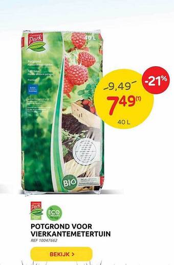 Brico Potgrond Voor Vierkantemetertuin aanbieding