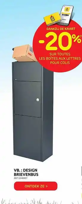 Brico Design Brievenbus aanbieding