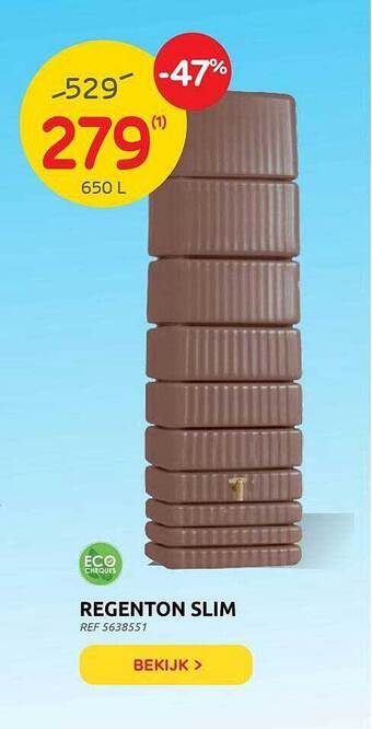 Brico Regenton Slim aanbieding