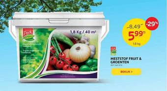 Brico Meststof Fruit & Groenten aanbieding