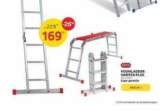 Brico Vouwladder Varitex Plus aanbieding
