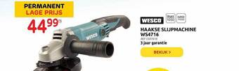 Brico Haakse Slijpmachine aanbieding
