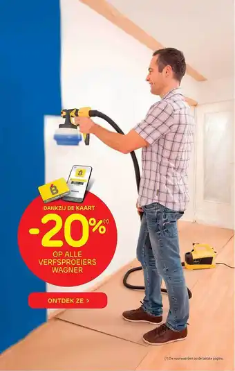 Brico Verfsproeiers Wagner aanbieding