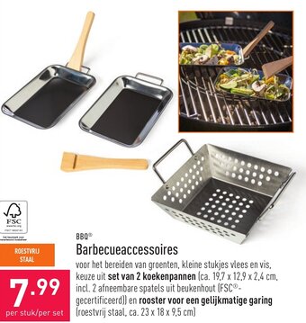 ALDI BBQ Barbecueaccessoires aanbieding
