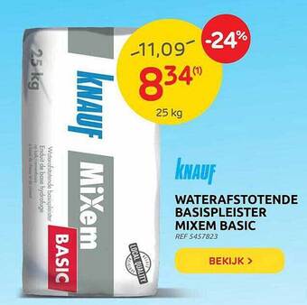 Brico Waterafstotende Basispleister Mixem Basic aanbieding