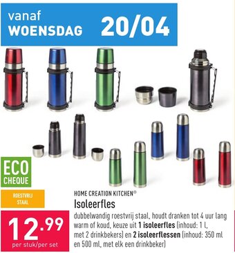 ALDI Home Creation Kitchen Isoleerfles aanbieding