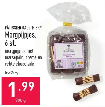 ALDI Patissier Gaulthier Mergpijpjes, 6 st. aanbieding