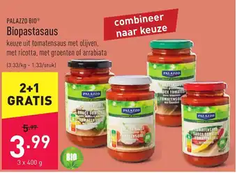 ALDI Palazzo Bio Biopastasaus aanbieding