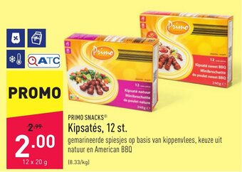 ALDI Primo Snacks Kipsates, 12 st. aanbieding